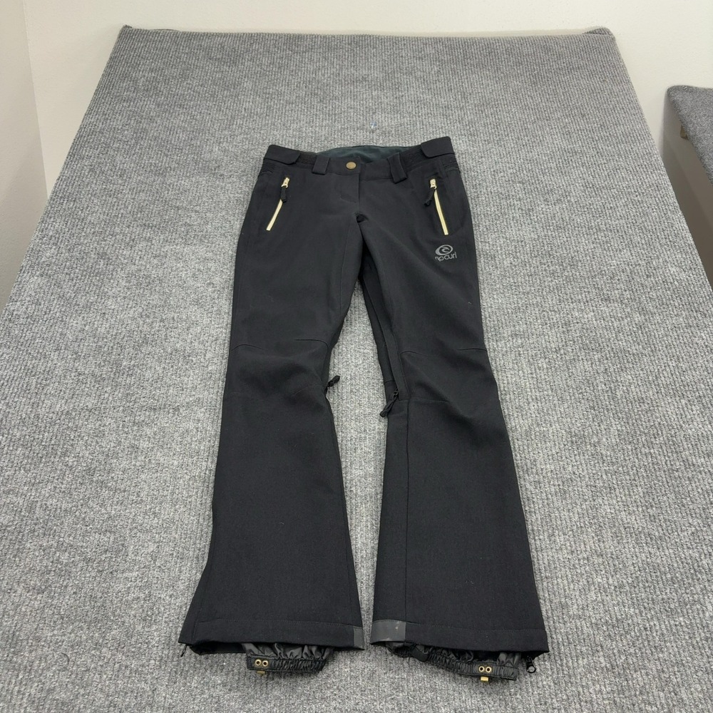 Rip Curl Pants Womens XS Black Polyester GUM Series Snowboard Ski Performance